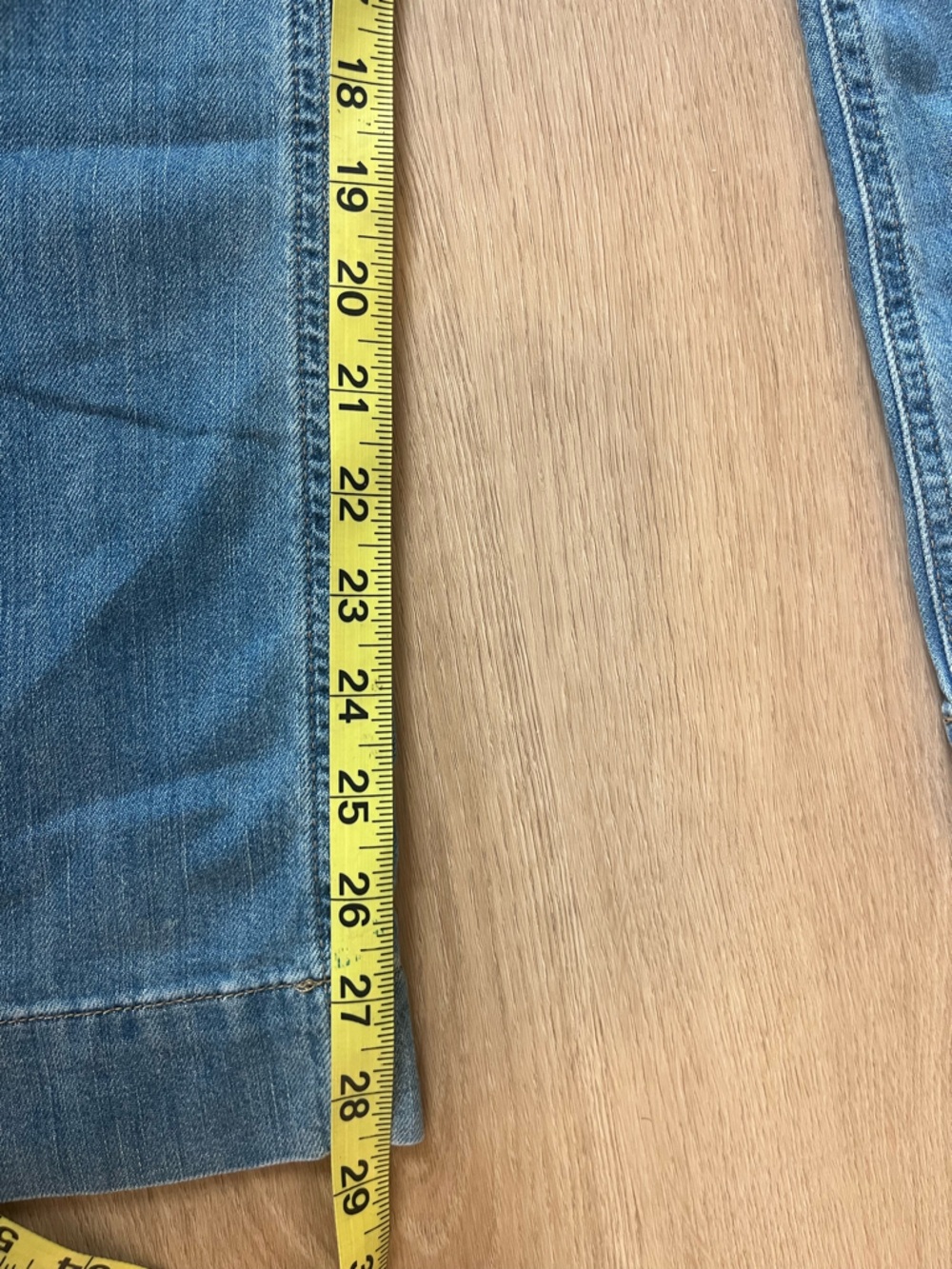 J. Crew Womens Drapey Denim Trouser Light Blue Flare Jeans Wide Leg Sz 29 - Picture 12 of 12